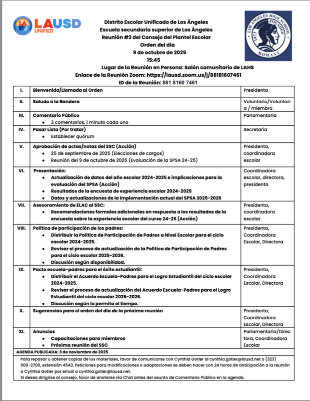 Revised SSC Meeting agenda 11.6.25 Spanish screenshot.png