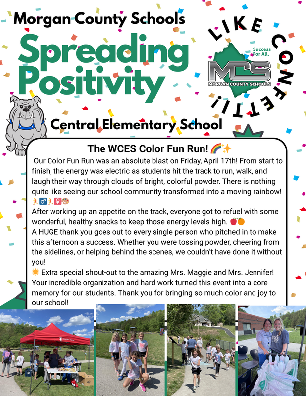 WCES Positivity Spotlight- Color Run