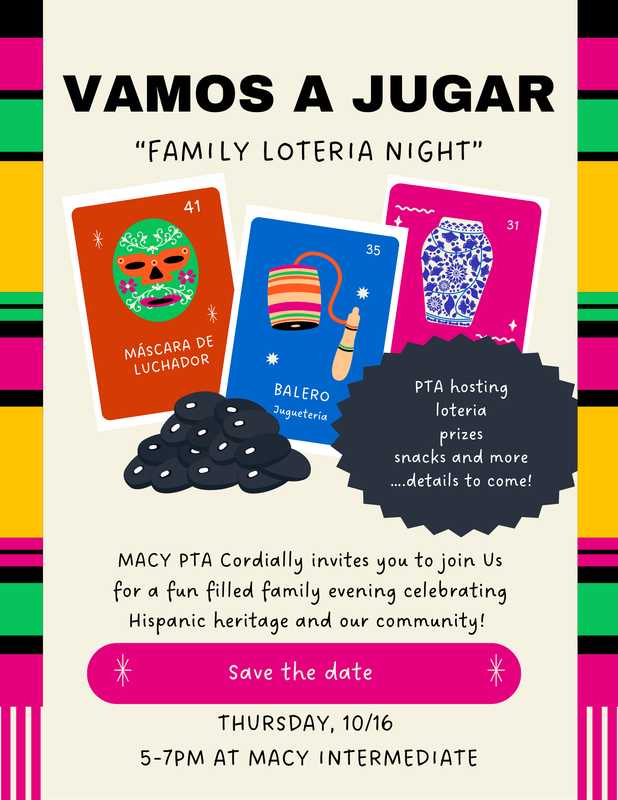 Macy PTA Loteria