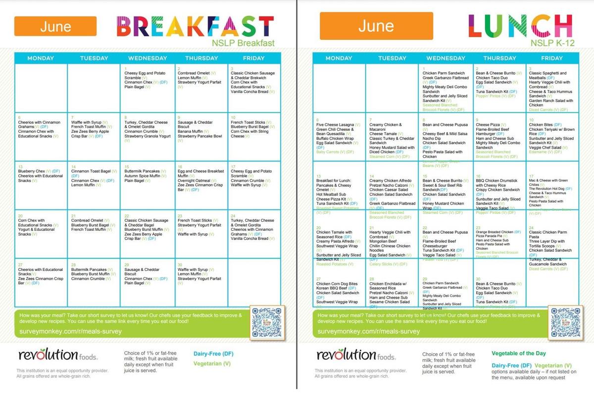 June Menu 2022
