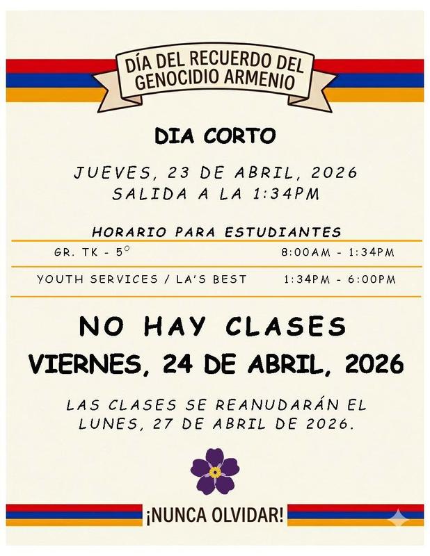 DIA DEL RECUERDO DEL GENOCIDIO ARMENIO
