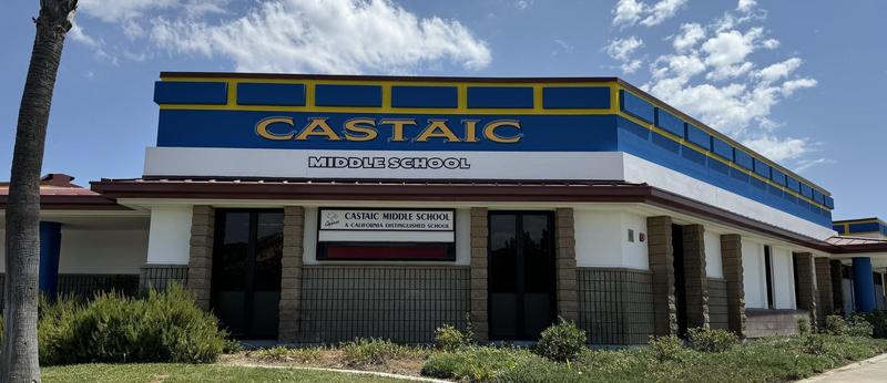 Front of Castaic Middle School