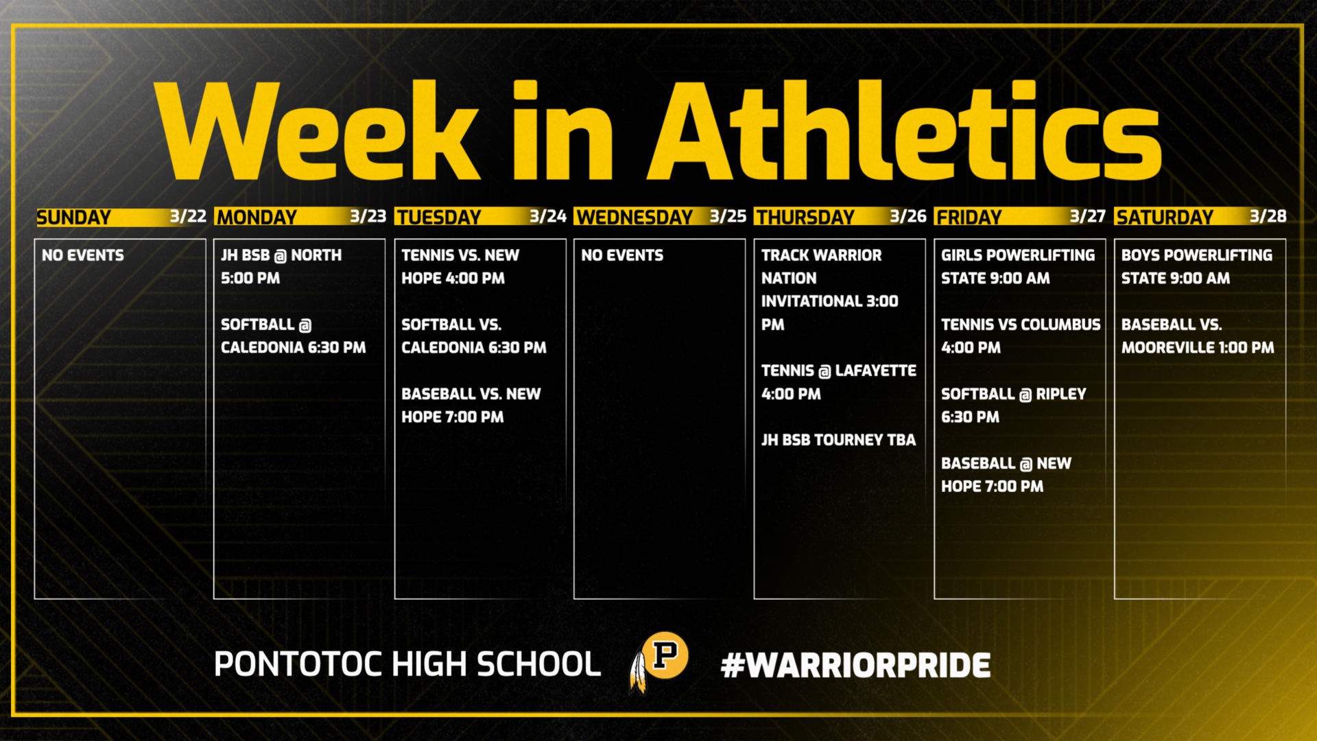 Week in Athletics 