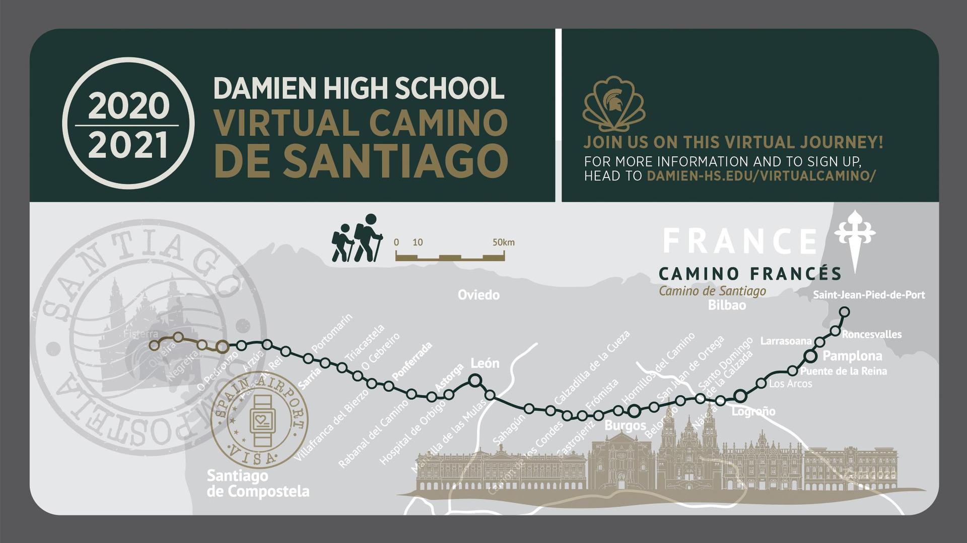 Virtual Camino de Santiago banner