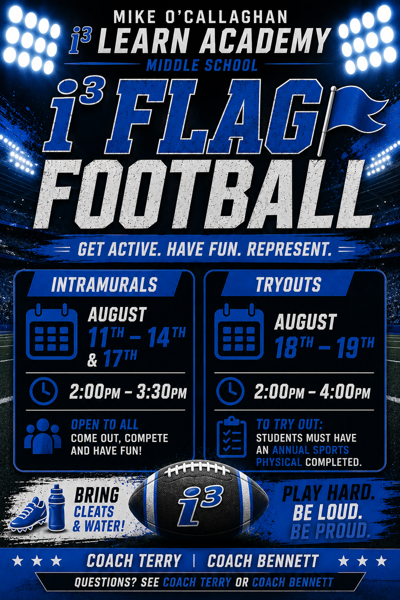 i³ Flag Football Featured Photo