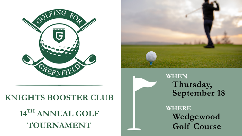 Greenfield Booster Club 14th Annual Golf Tournament