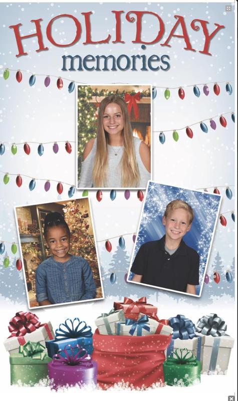 Holiday photos flyer
