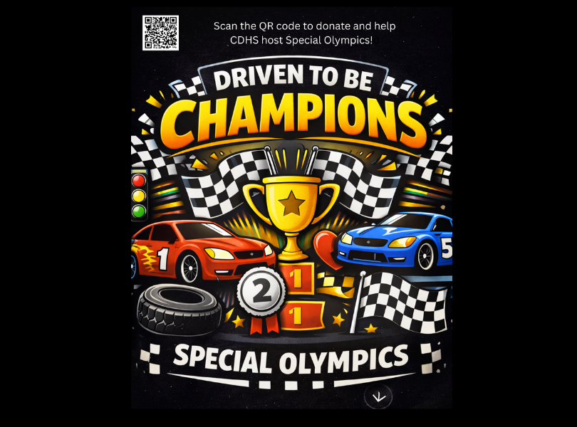 Scan the QR code to donate and help CDHS host Special Olympics