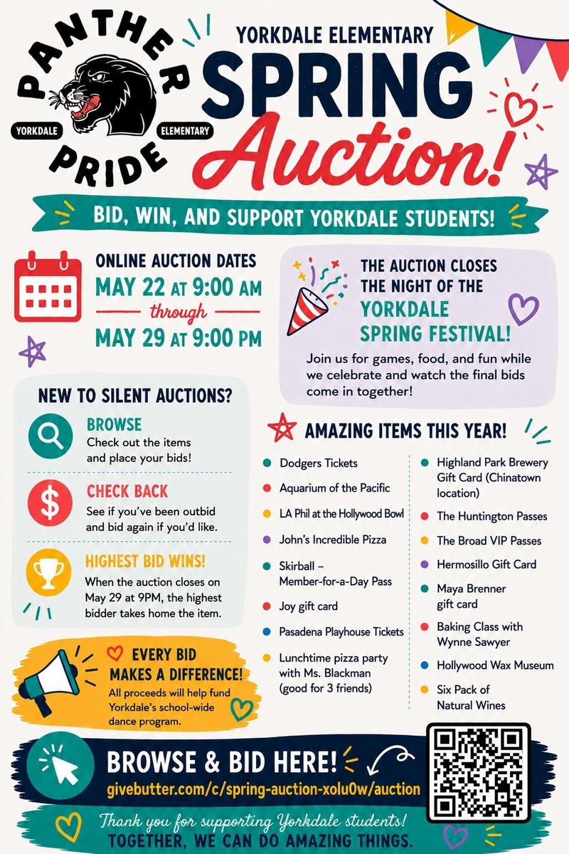 AOY Silent Auction Flyer
