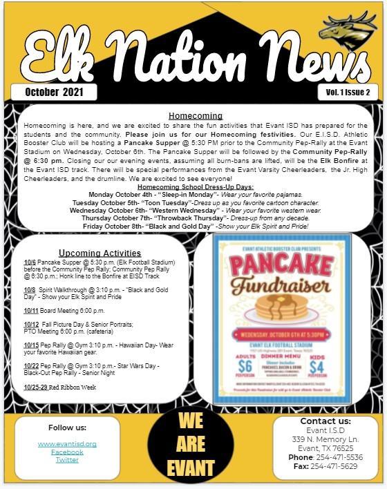 Elk Nation News, October p.1