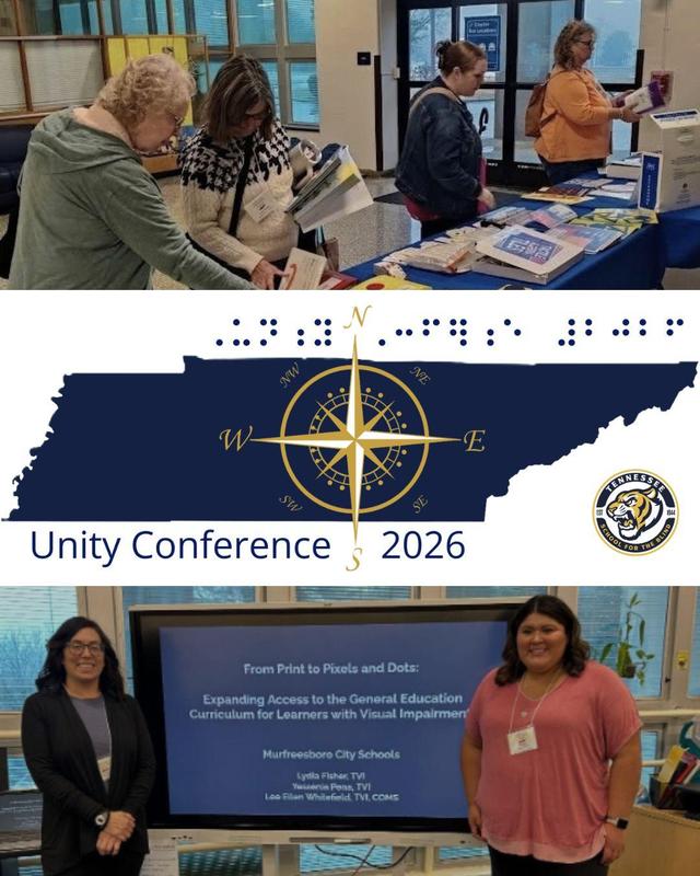 Collage featuring 2026 Unity Conference attendees, conference logo and presenters.