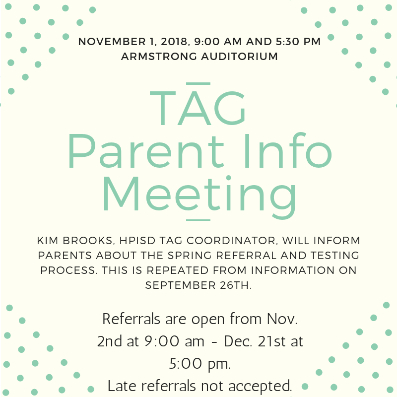 TAG Testing Parent Informational Meeting Featured Photo