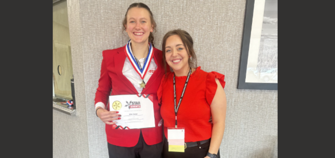 Congratulations Ellie for Top Superior Gold at State FCCLA!