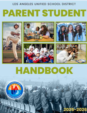 student handbook cover page