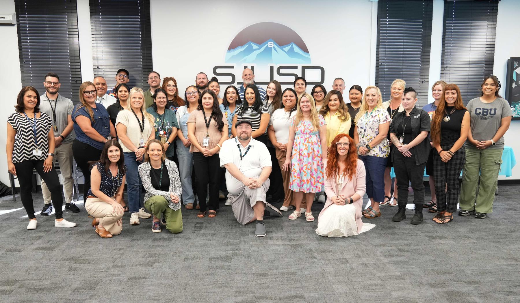 New Teacher Academy attendees and instructors.