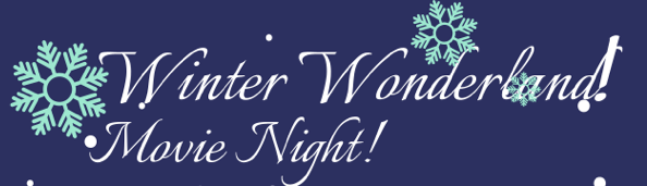 Winter wonderland movie night logo