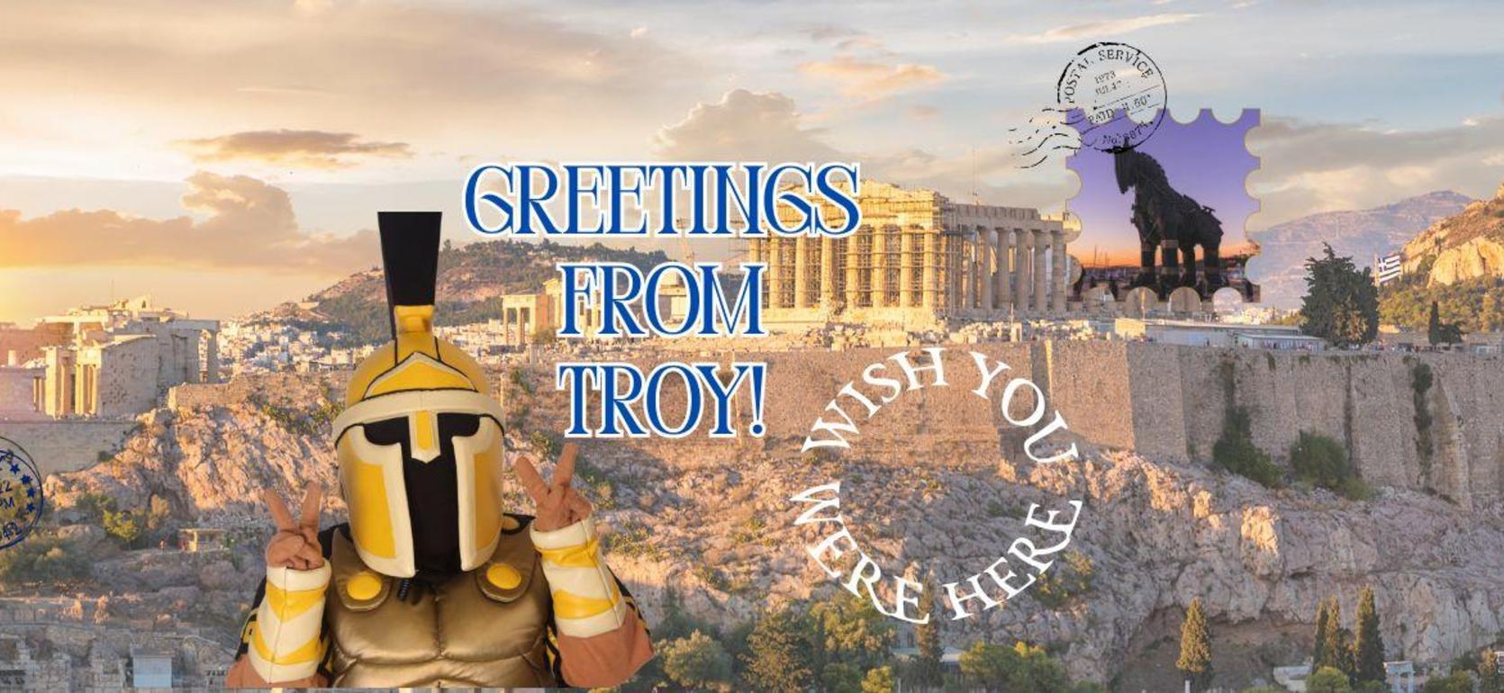 Tommy Trojan - wish you were here.