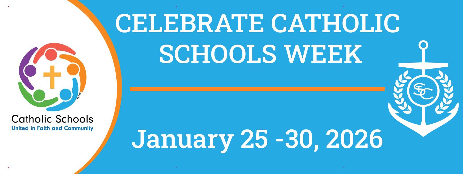 Catholic Schools Week Website Banner