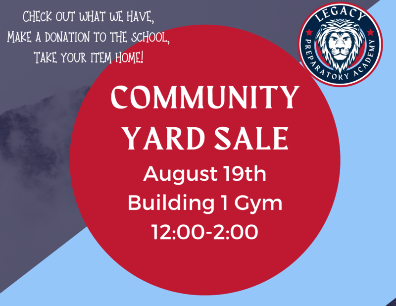 Community Yard sale august 19 2022