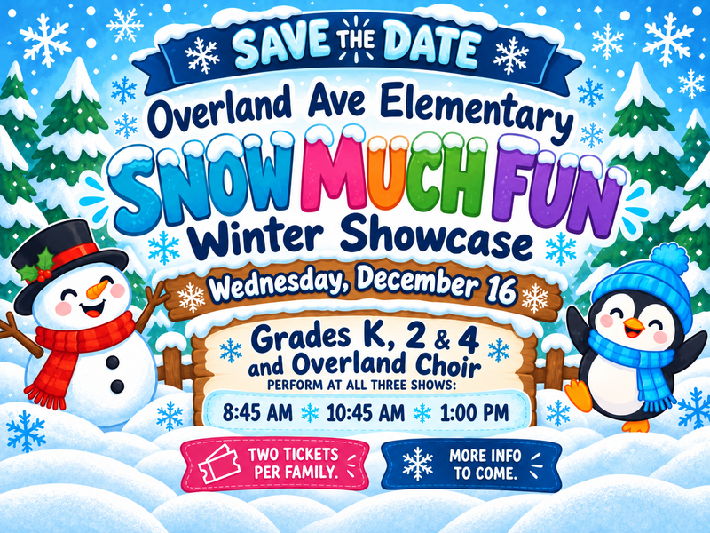 Winter Showcase flyer