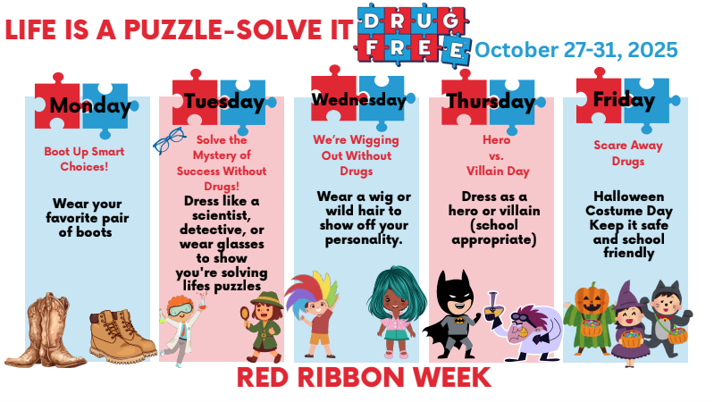 Red Ribbon Flyer English