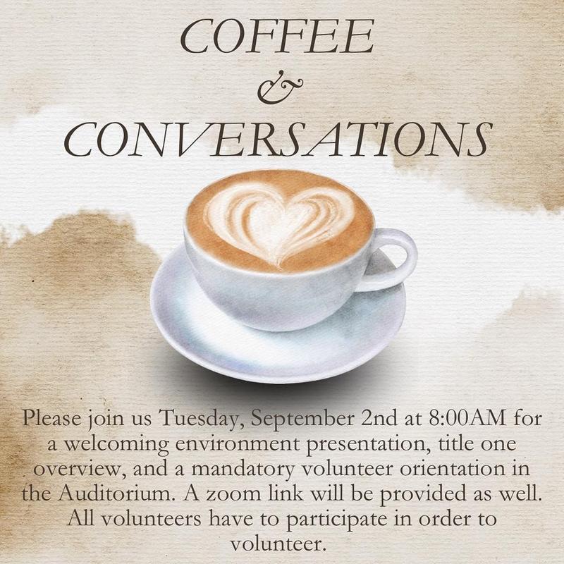coffee & conversations with the principal 9-2-25