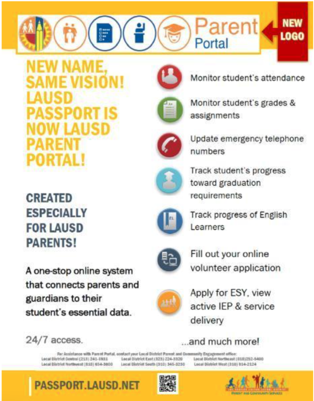 Parent portal information