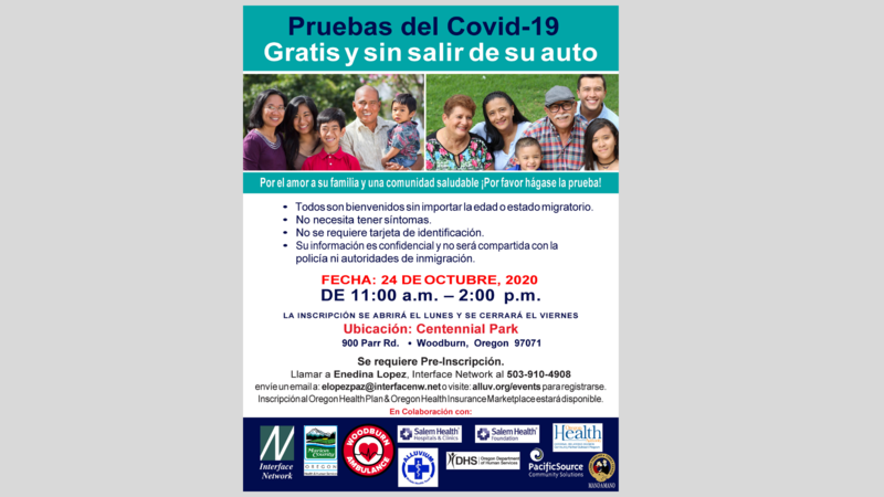COVID19 Testing Flyer
