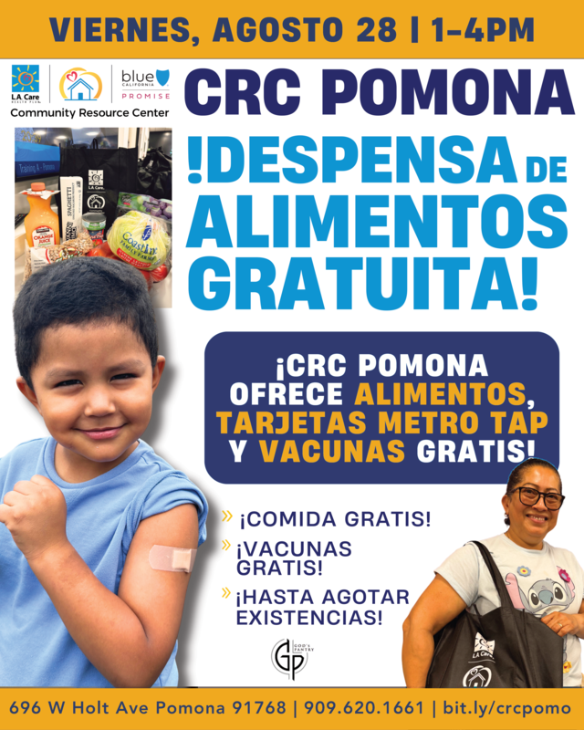 food pantry flyer spanish