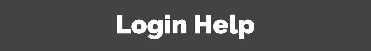 Login Help