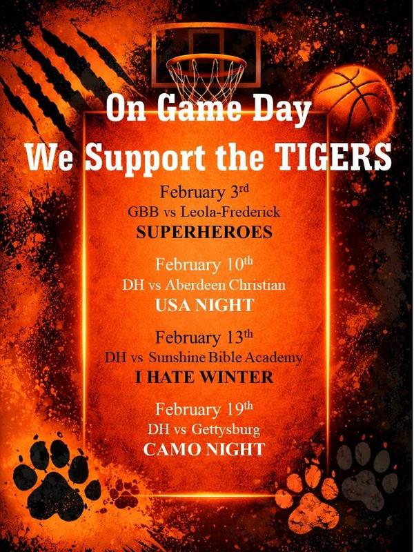 February Dress-up Theme Nights