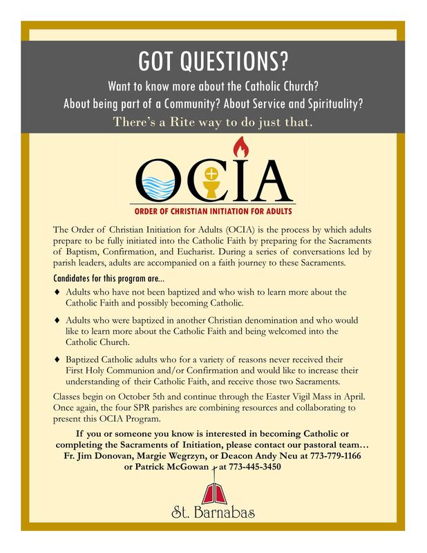 OCIA Featured Photo
