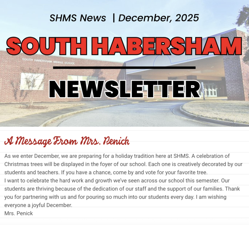 December Newsletter Screenshot