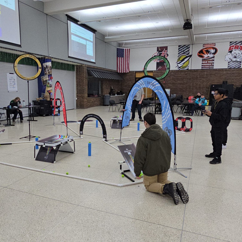 HSA Middle Denison Students Using Drone