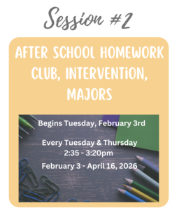 Homework Club Intervention Majors