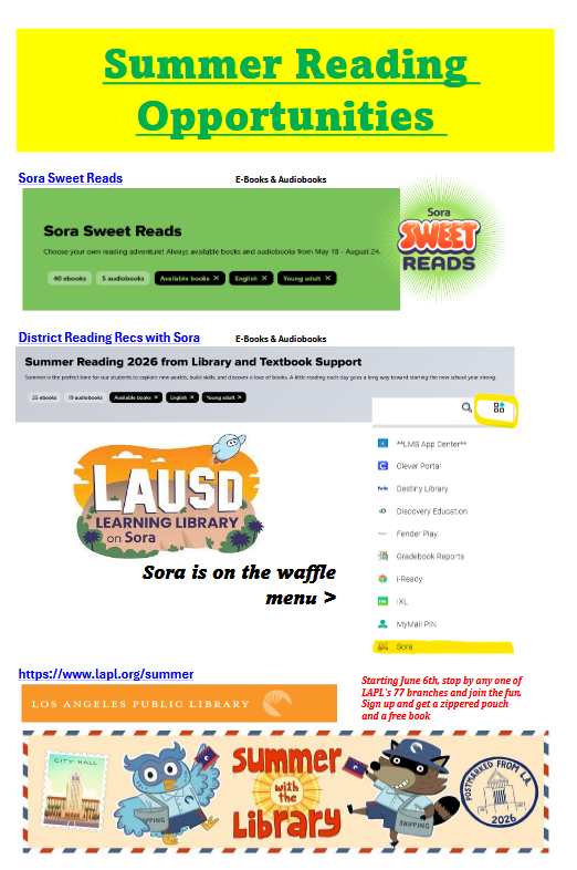 Summer Reading Opportunities Featured Photo