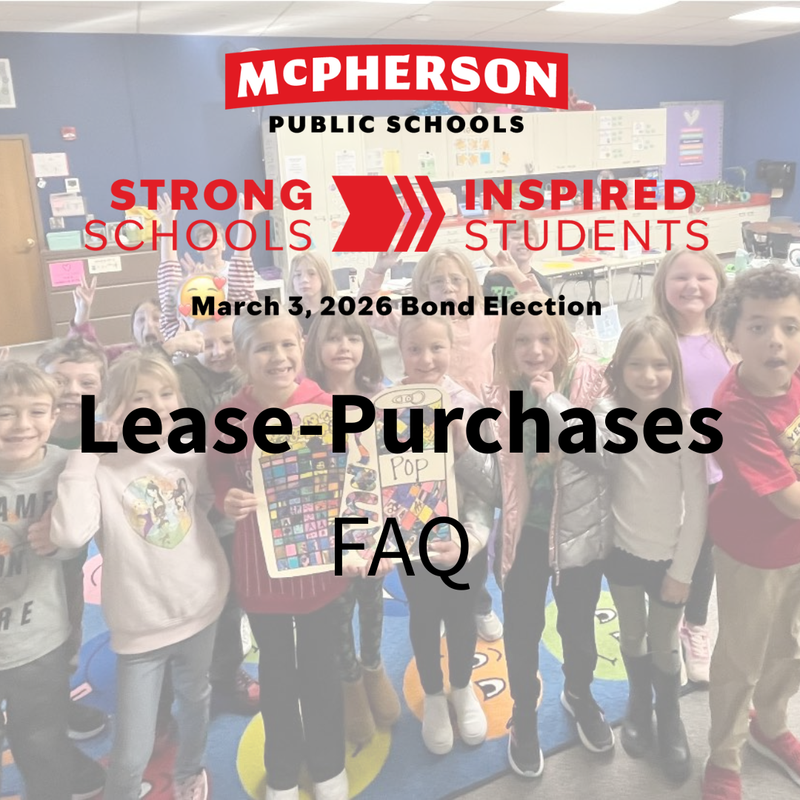 Why are lease purchases part of this bond plan?