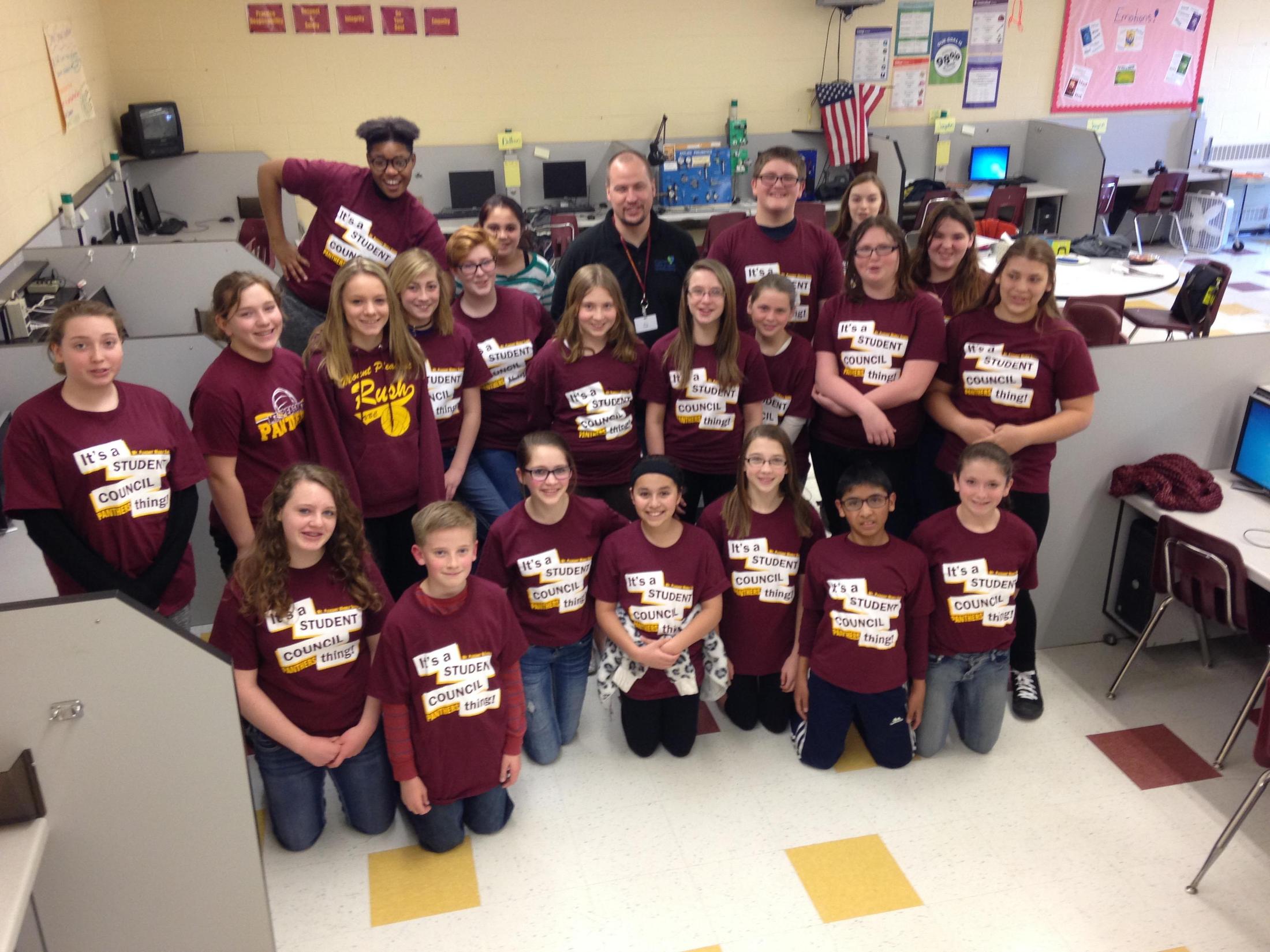 Pictures Student Council Mount Pleasant Middle School