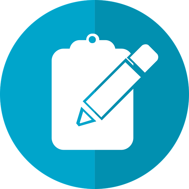 Clipart of clipboard and pen.