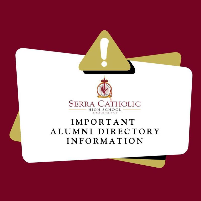 Important Alumni Directory Information alert note