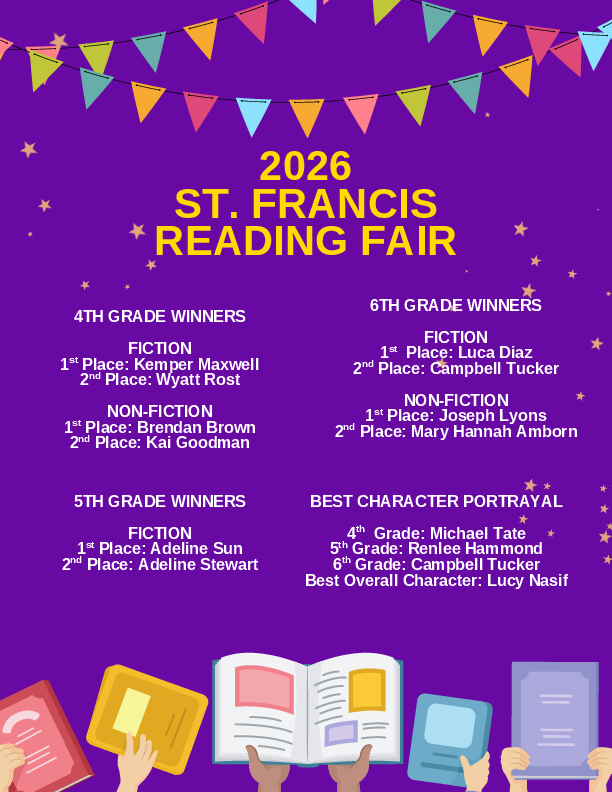 2026 Reading Fair Winners