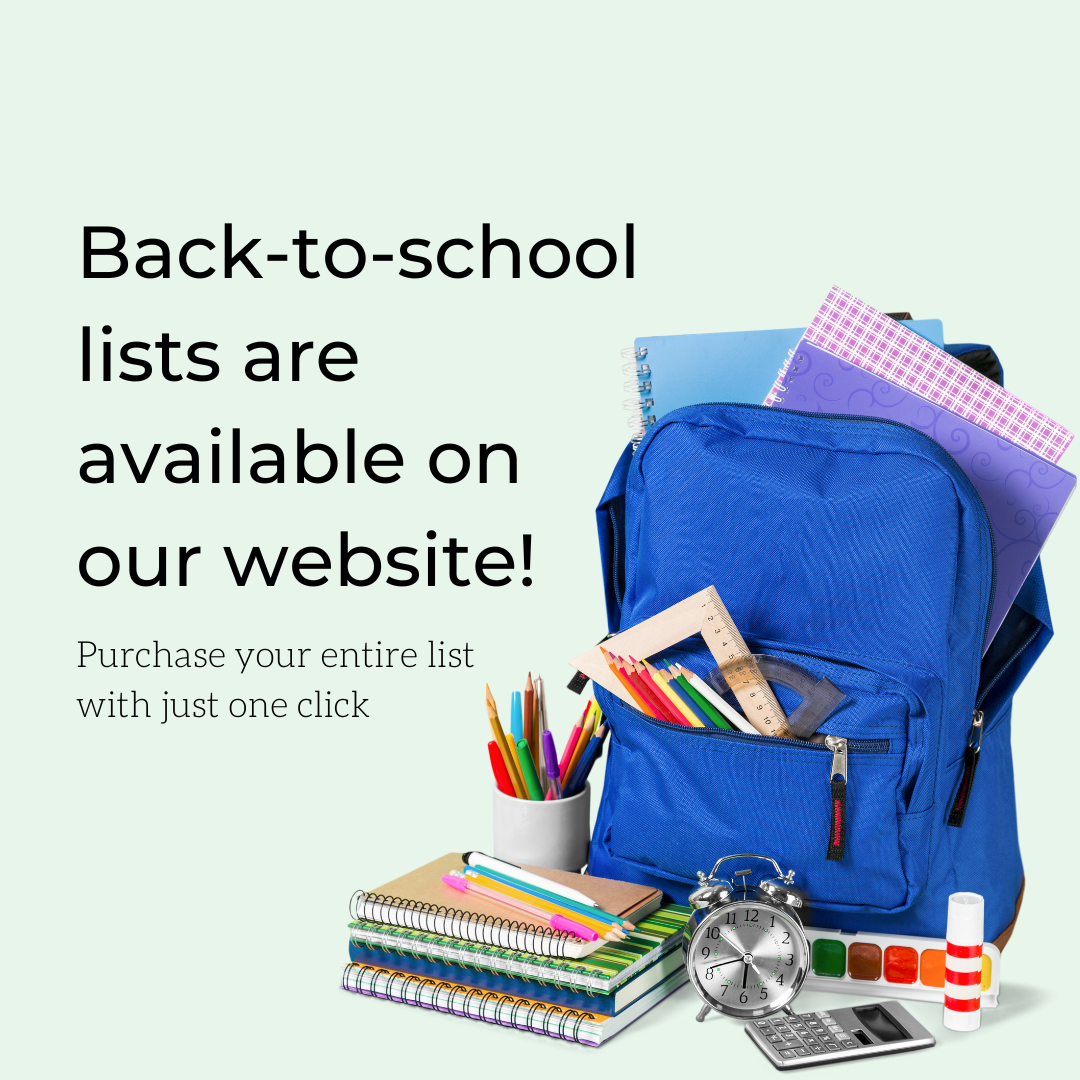 Easy School Supply Shopping with our Online School Supply Lists Feature