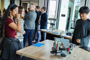 Westview High students provide robotics demonstrations