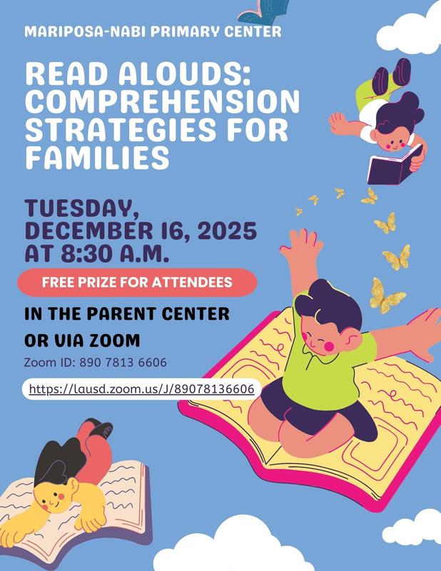 Read Alouds: Comprehension Strategies for Families
