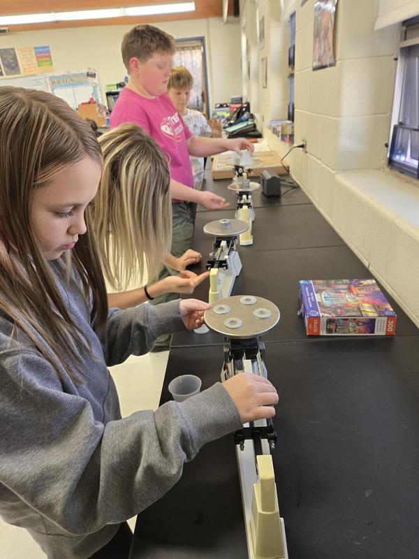 Mrs. Mark’s class has been learning about Newton’s Laws of Motion.