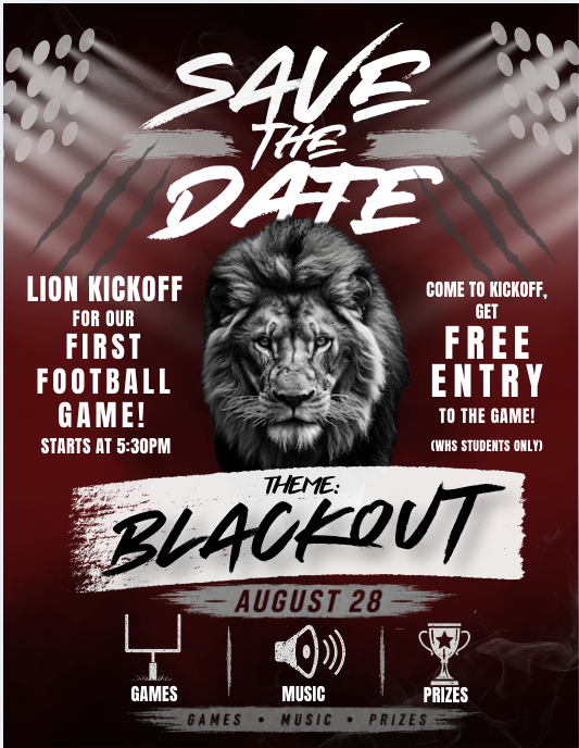 Save the Date: Lion Football Kickoff – August 28 Featured Photo