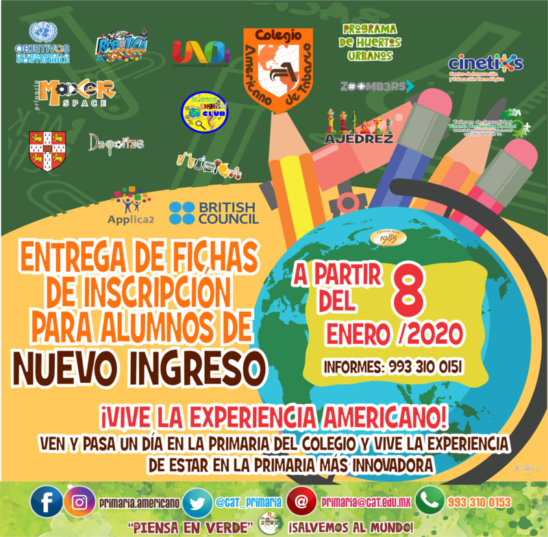PRIMARIA: Entrega de fichas de inscripción para alumnos de Nuevo Ingreso Featured Photo