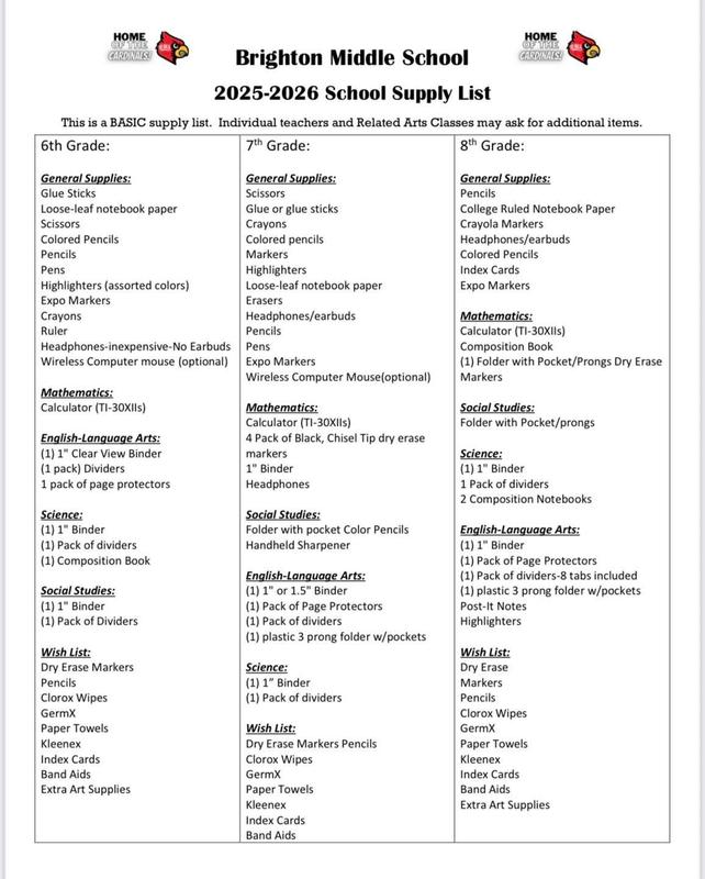 Supply List Featured Photo