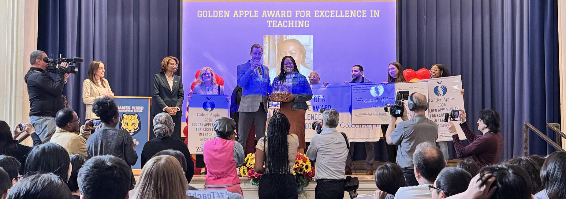 Golden Apple Award Winner 2026 Ms. Richmond