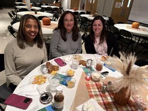 A celebration dinner